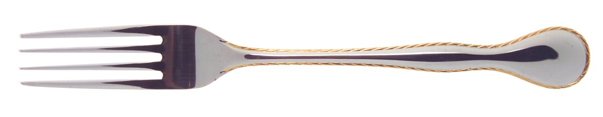Golden Regatta (Stainless, Gold Accent) Fork by Reed & Barton-1