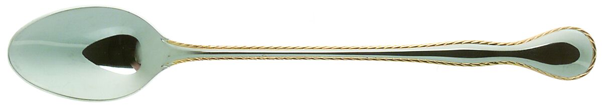 Golden Regatta (Stainless, Gold Accent) Iced Tea Spoon by Reed & Barton-1
