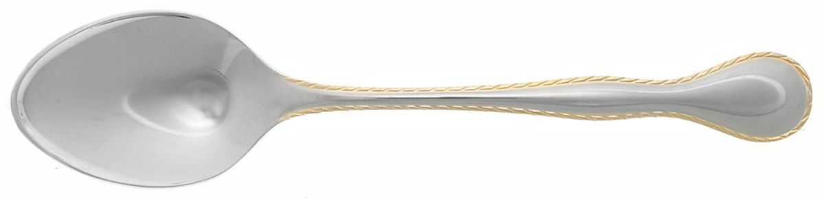 Golden Regatta (Stainless, Gold Accent) Place/Oval Soup Spoon by Reed & Barton-1