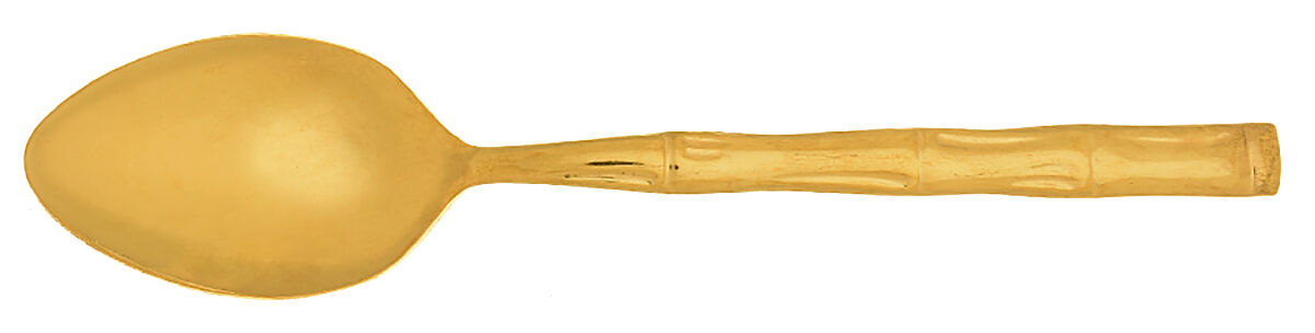 Golden Royal Bamboo (Gold Electroplate) Teaspoon by Reed & Barton-1