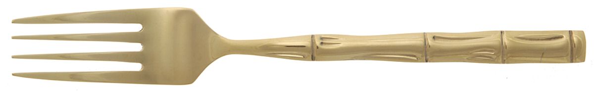 Golden Royal Bamboo (Gold Electroplate) Individual Salad Fork by Reed & Barton-1
