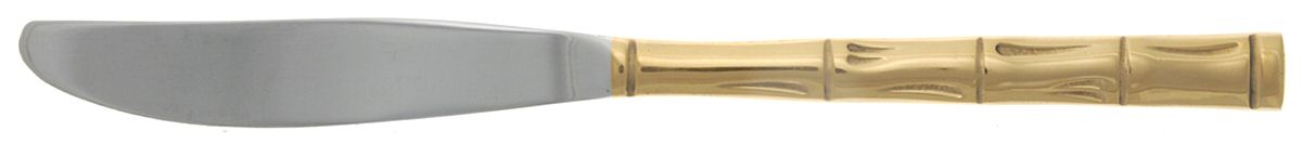 Golden Royal Bamboo (Gold Electroplate) Modern Solid Knife by Reed & Barton-1
