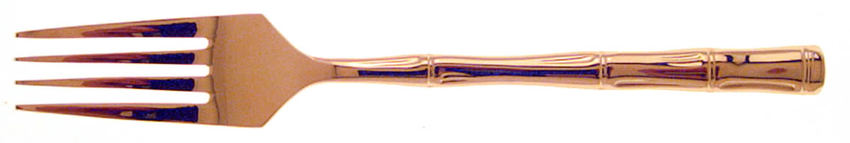 Golden Regal Bamboo (Gold Electroplate) Fork by Reed & Barton-1