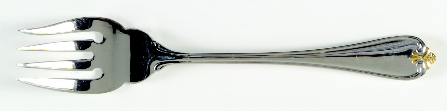 Golden Rosecliff (Stainless-Gold Accent) Individual Salad Fork by Reed & Barton-1