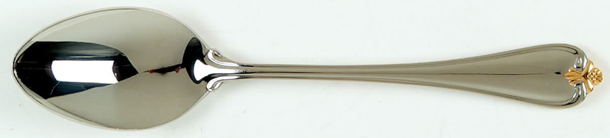 Golden Rosecliff (Stainless-Gold Accent) Teaspoon by Reed & Barton-1
