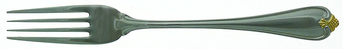 Golden Rosecliff (Stainless-Gold Accent) Fork by Reed & Barton-1