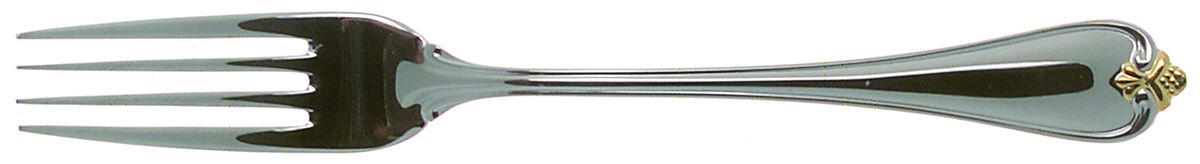Golden Rosecliff (Stainless-Gold Accent) Fork by Reed & Barton-1