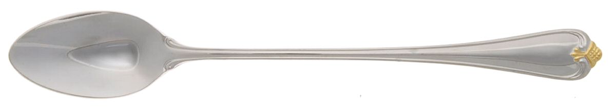 Golden Rosecliff (Stainless-Gold Accent) Iced Tea Spoon by Reed & Barton-1