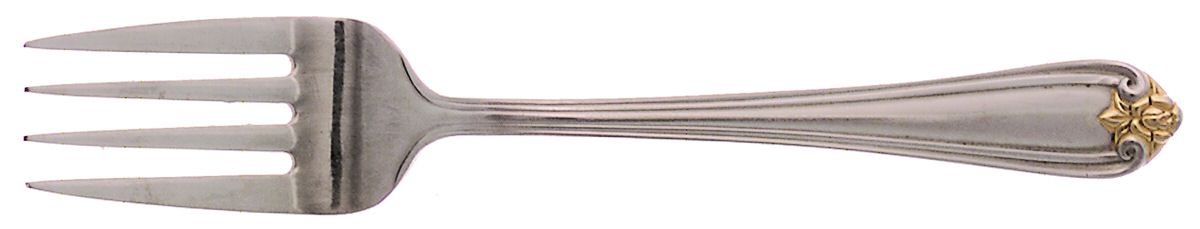 Golden Rosebud (Stainless) Individual Salad Fork by Reed & Barton-1