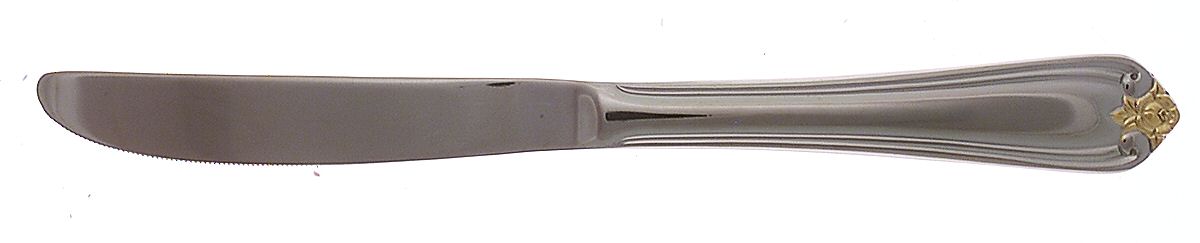Golden Rosebud (Stainless) Modern Solid Knife by Reed & Barton-1