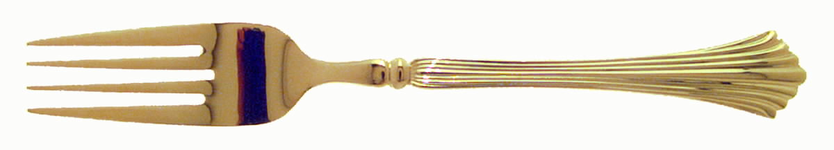 Gold Rosewell (Gold Electroplate) Fork by Reed & Barton-1