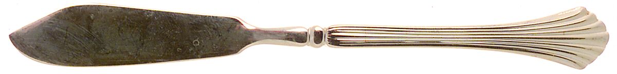 Gold Rosewell (Gold Electroplate) Flat Handle Master Butter Knife by Reed & Barton-1