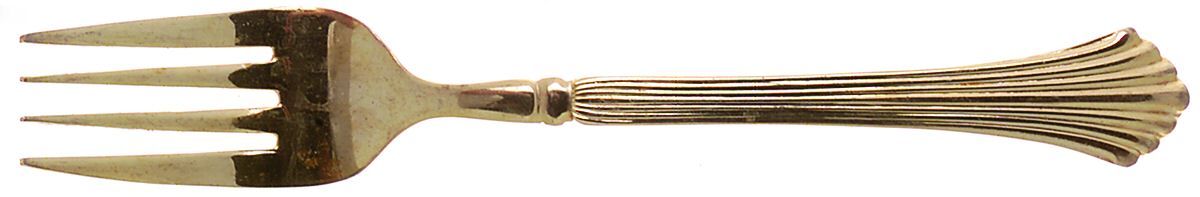 Gold Rosewell (Gold Electroplate) Individual Salad Fork by Reed & Barton-1