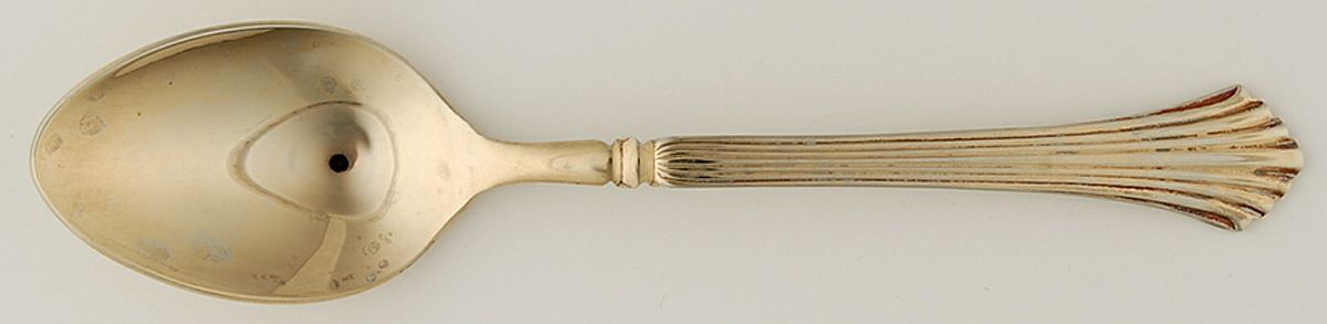 Gold Rosewell (Gold Electroplate) Place/Oval Soup Spoon by Reed & Barton-1