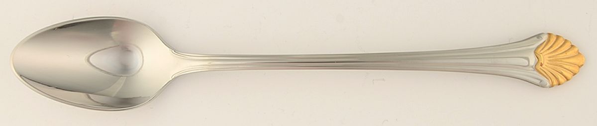 Golden Seafare (Stainless-Gold) Iced Tea Spoon by Reed & Barton-1
