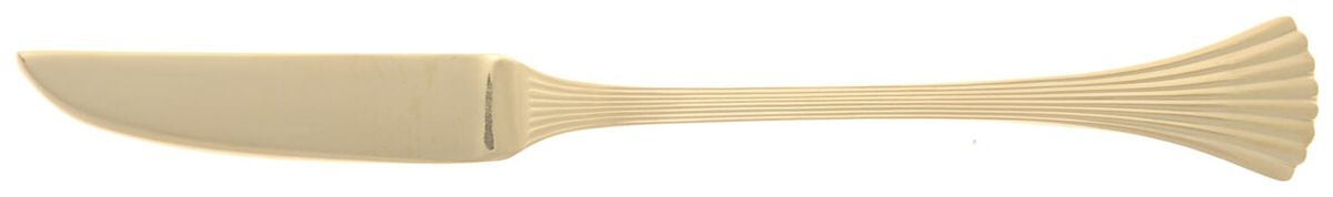Golden Shell (Gold Electroplate) Flat Handle Master Butter Knife by Reed & Barton-1