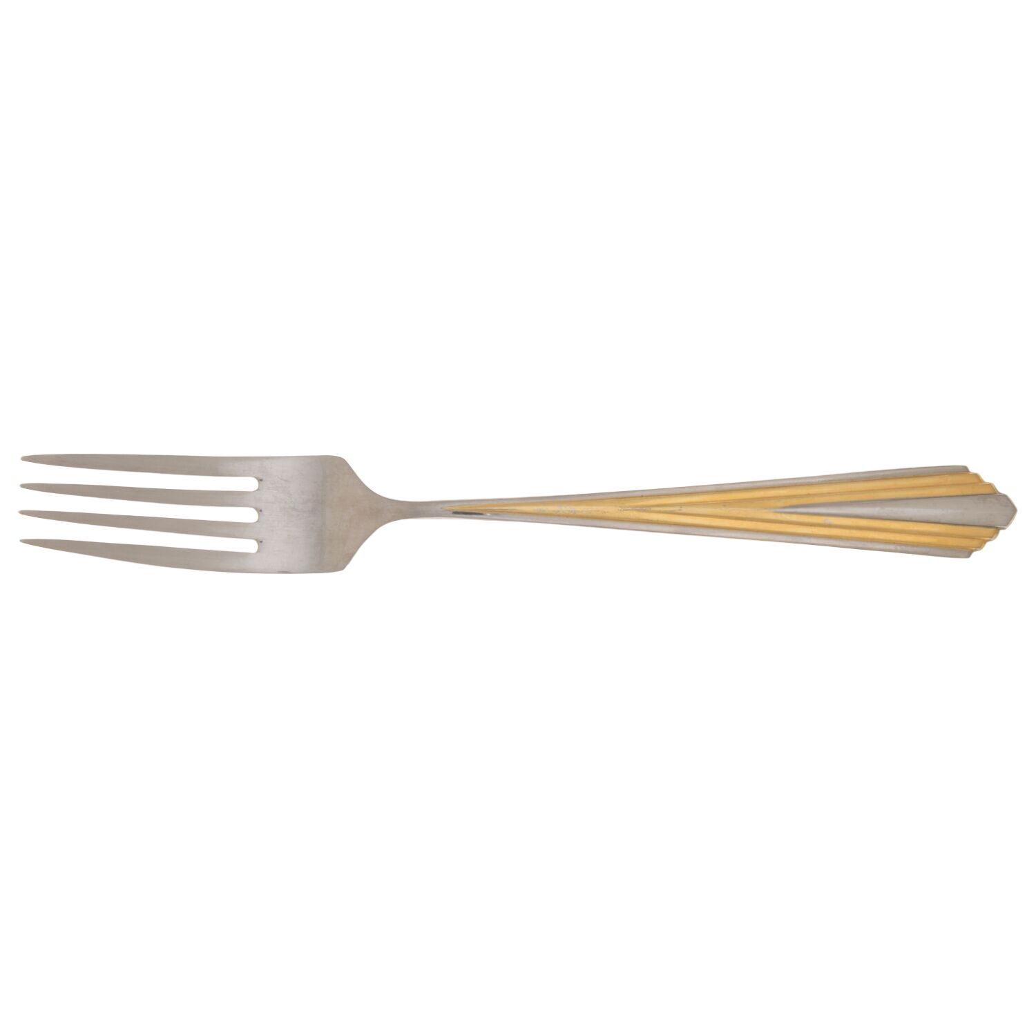 Golden Spire (Stainless, Gold Accent) Fork by Reed & Barton-1