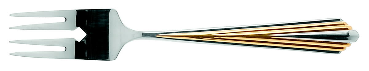 Golden Spire (Stainless, Gold Accent) Individual Salad Fork by Reed & Barton-1