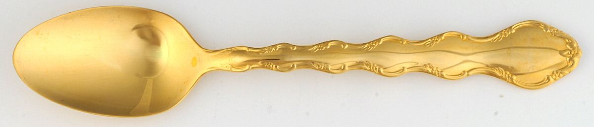 Golden Summertime (Gold Electroplate) Teaspoon by Reed & Barton-1