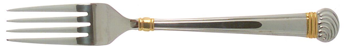 Golden Winterthur Swirl (Stainless) Fork by Reed & Barton-1