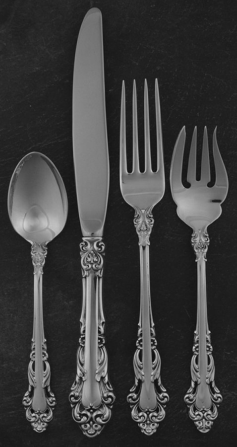 Grande Renaissance (Sterling, 1967) 4 Piece Place Size Setting by Reed & Barton-1
