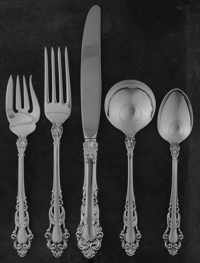 Grande Renaissance (Sterling, 1967) 5 Piece Place Size Setting by Reed & Barton-1