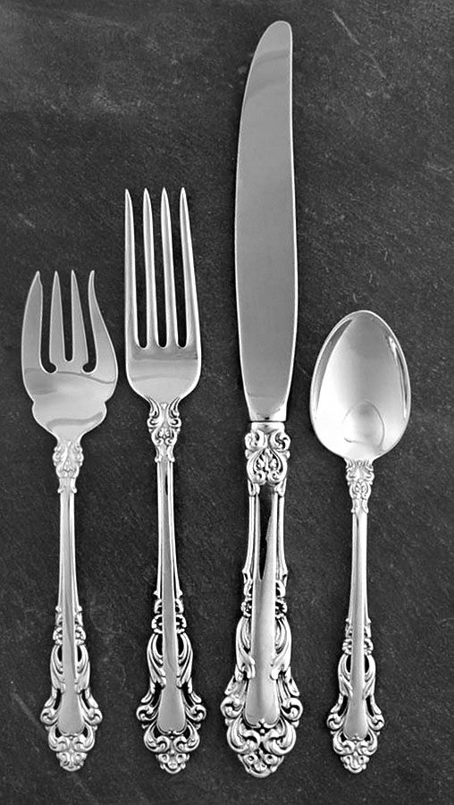Grande Renaissance (Sterling, 1967) 4 Piece Dinner Size Setting by Reed & Barton-1