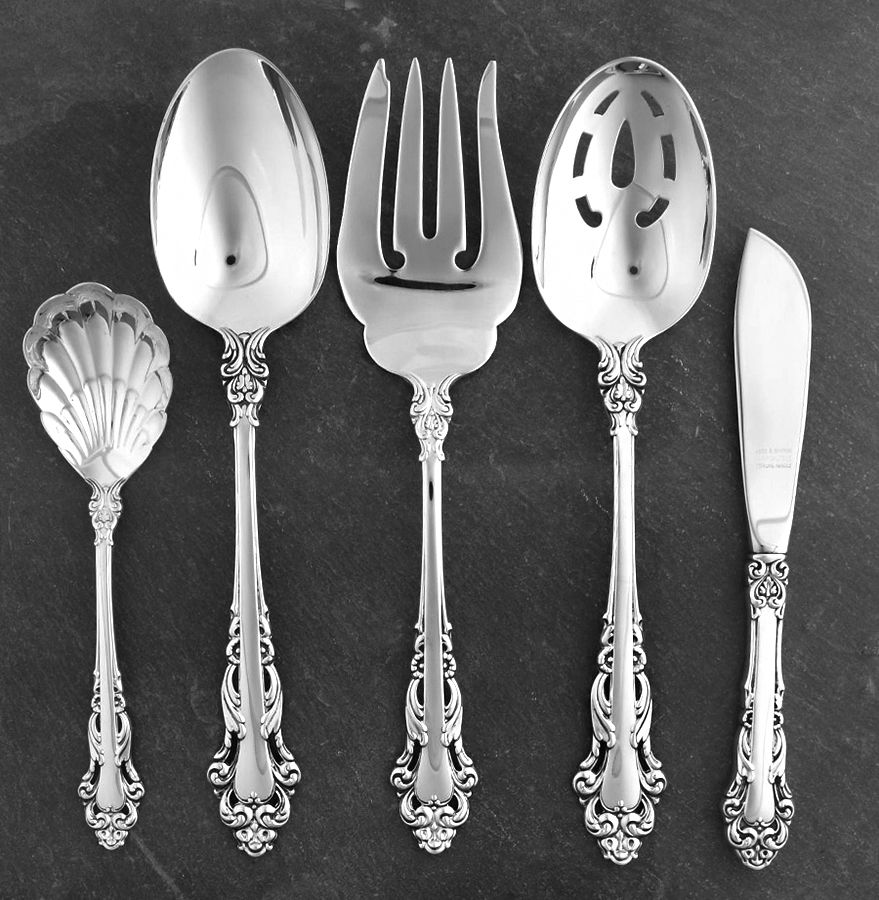 Grande Renaissance (Sterling, 1967) 5 Piece Hostess Set by Reed & Barton-1