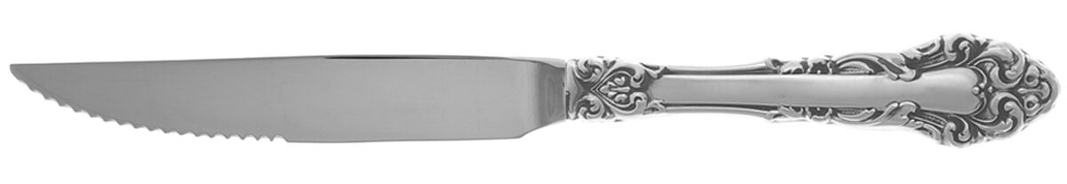 Grande Renaissance (Sterling, 1967) Steak Knife Individual Hollow, Serrate HC by Reed & Barton-1
