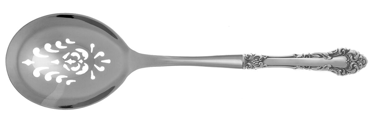 Grande Renaissance (Sterling, 1967) Casserole Spoon with Pierced Stainless Bowl HC by Reed & Barton-1