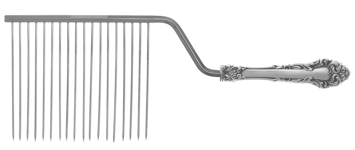 Grande Renaissance (Sterling, 1967) Cake Breaker with Silverplate Prongs HC by Reed & Barton-1
