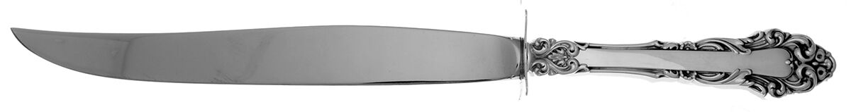 Grande Renaissance (Sterling, 1967) Large Stainless Blade Roast Carving Knife by Reed & Barton-1