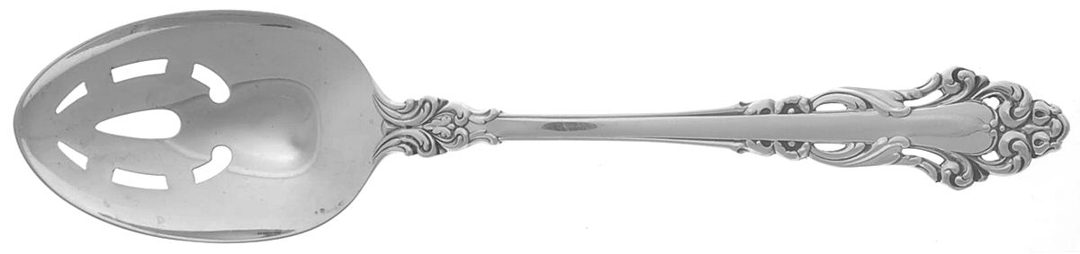 Grande Renaissance (Sterling, 1967) Pierced Tablespoon (Serving Spoon) by Reed & Barton-1