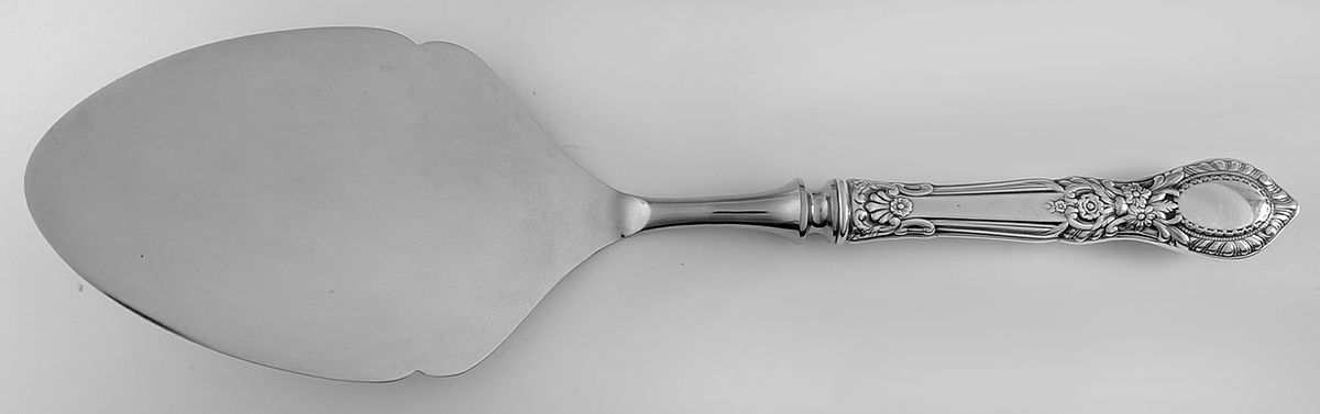 Guildhall (Sterling, 1941, No Monos) Pastry Server with Stainless Blade by Reed & Barton-1