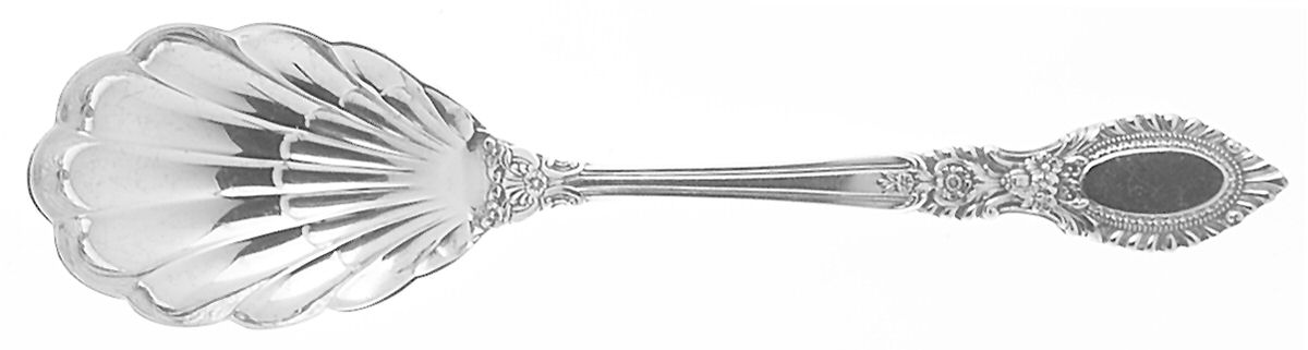 Guildhall (Sterling, 1941, No Monos) Sugar Shell Spoon by Reed & Barton-1