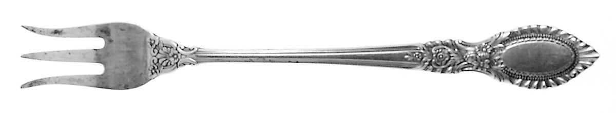 Guildhall (Sterling, 1941, No Monos) Cocktail/Seafood Fork by Reed & Barton-1