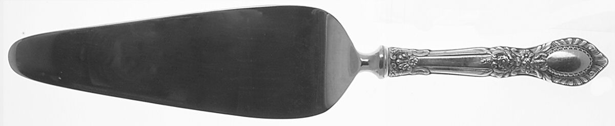 Guildhall (Sterling, 1941, No Monos) Pie Server with Stainless Blade by Reed & Barton-1