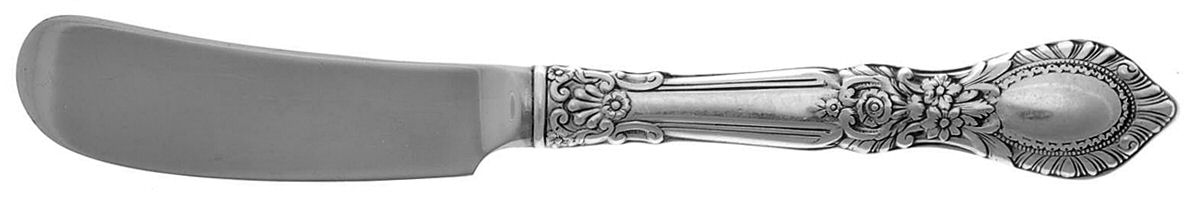 Guildhall (Sterling, 1941, No Monos) Butter Spreader Hollow Hdl-Paddle/Stainless Blade by Reed & Barton-1
