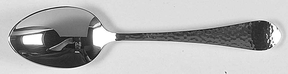 Hammered Antique Glossy (Stainless) Tablespoon (Serving Spoon) by Reed & Barton-1