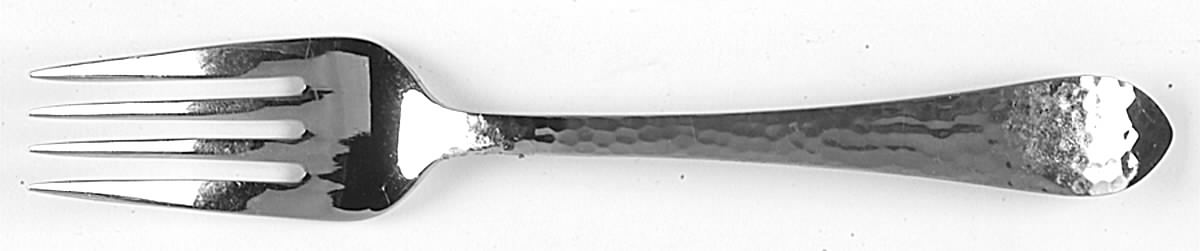 Hammered Antique Glossy (Stainless) Individual Salad Fork by Reed & Barton-1
