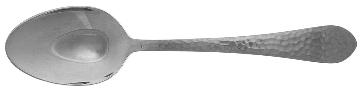 Hammered Antique Glossy (Stainless) Oval Place Soup Spoon by Reed & Barton-1