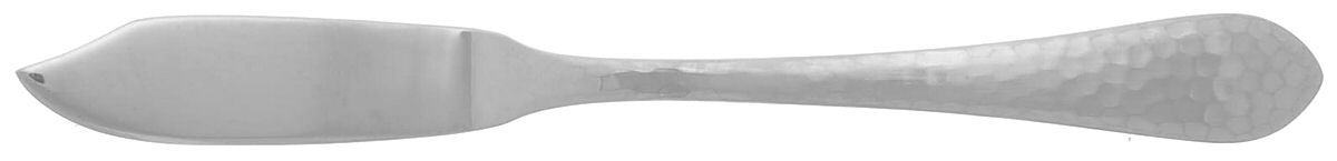 Hammered Antique Glossy (Stainless) Flat Handle Master Butter Knife by Reed & Barton-1