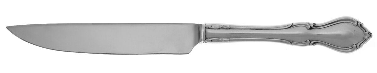 Hampton Court (Sterling, 1964) Steak Knife Individual Hollow, No Serrate HC by Reed & Barton-1