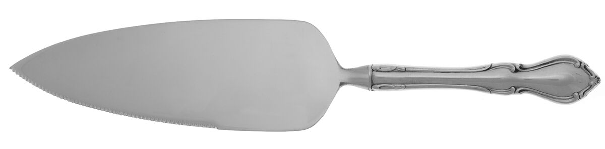 Hampton Court (Sterling, 1964) Pie Server with Serrated Stainless Blade HC by Reed & Barton-1