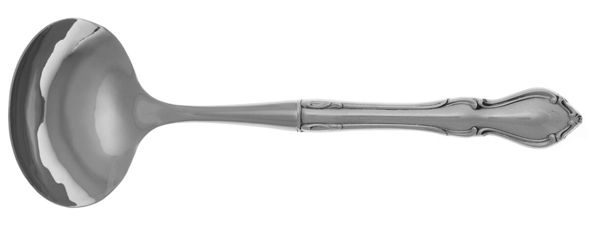 Hampton Court (Sterling, 1964) Gravy Ladle with No Spout Stainless Bowl HC by Reed & Barton-1