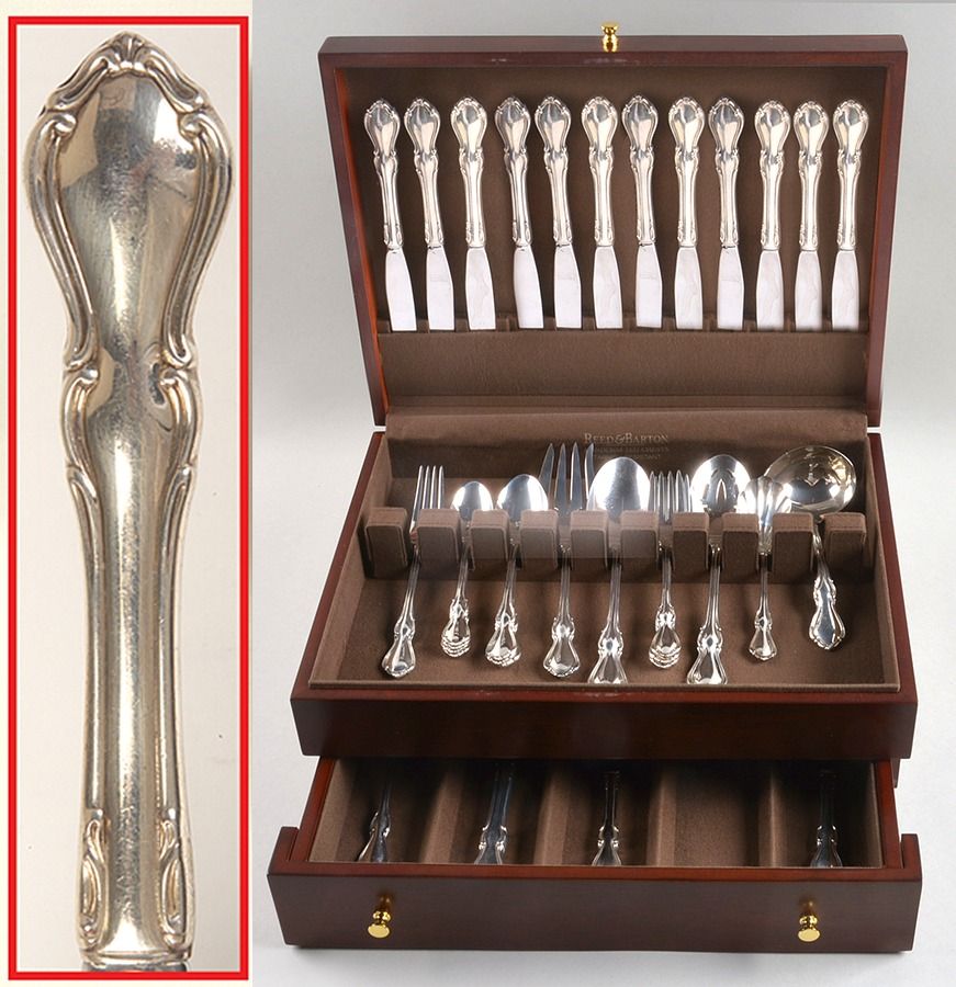 Hampton Court (Sterling, 1964) 54 Piece Estate Set by Reed & Barton-1