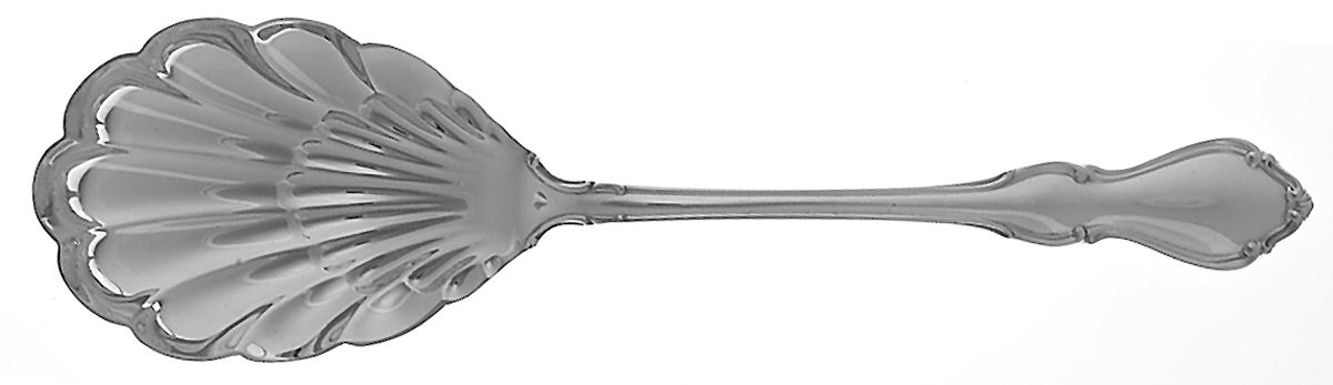Hampton Court (Sterling, 1964) Solid Salad Serving Spoon by Reed & Barton-1