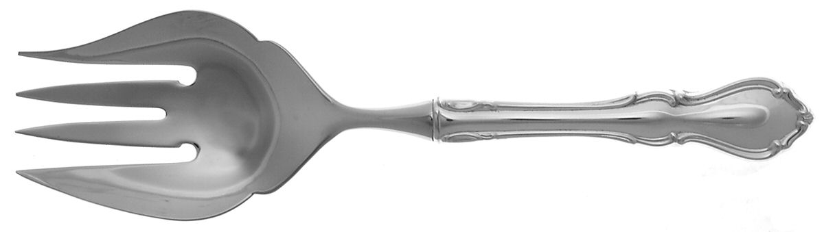 Hampton Court (Sterling, 1964) Serving Fork with Stainless Tines by Reed & Barton-1