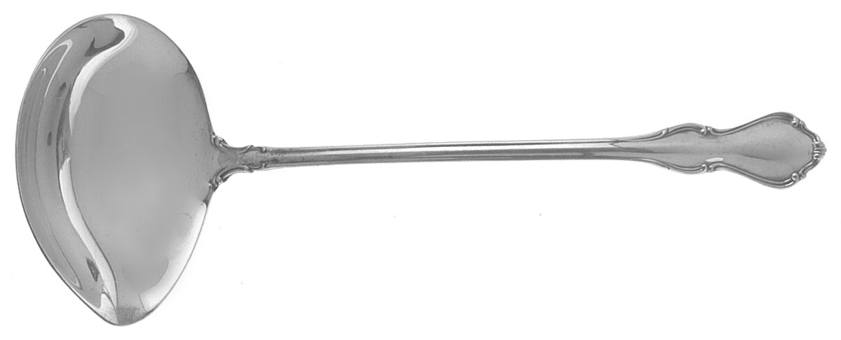 Hampton Court (Sterling, 1964) Solid Piece Cream Ladle by Reed & Barton-1