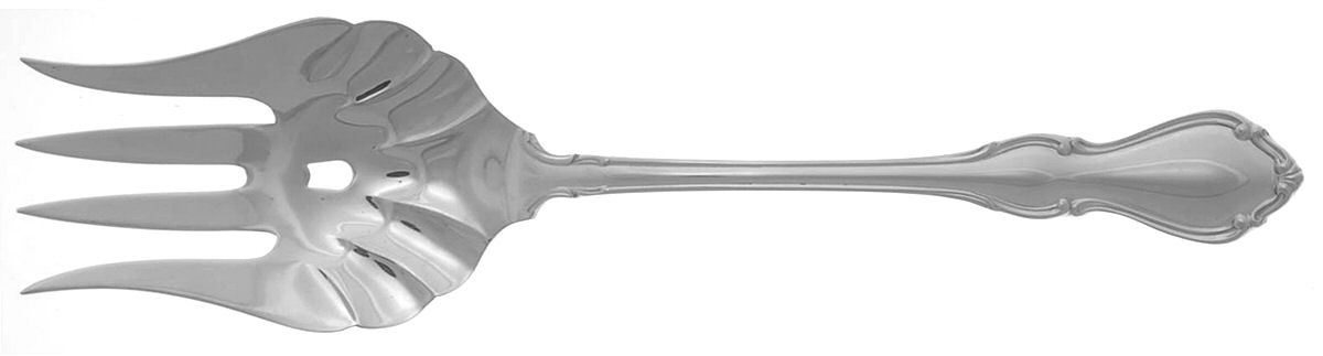Hampton Court (Sterling, 1964) Solid Salad Serving Fork by Reed & Barton-1